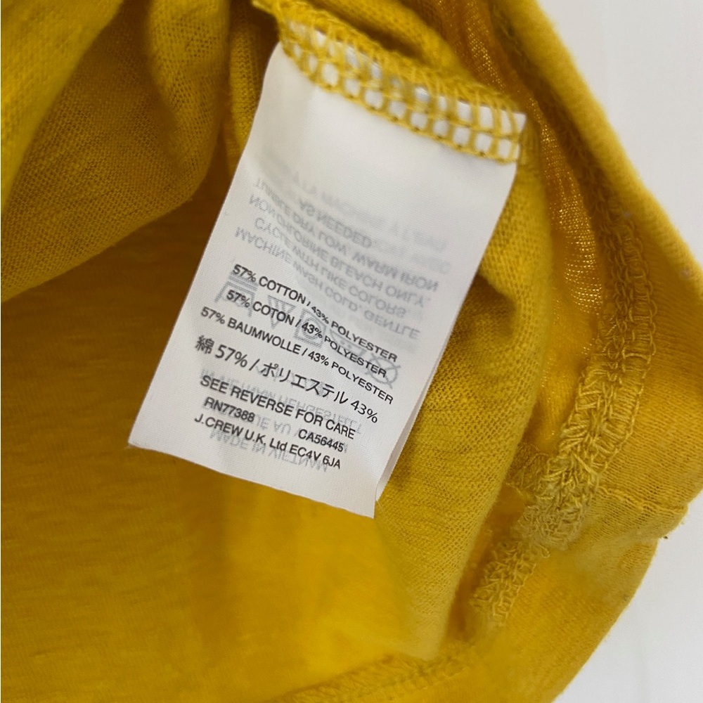 J. Crew Vintage Cotton Boxy Short Sleeve Tee Size Extra Small - Picture 4 of 5